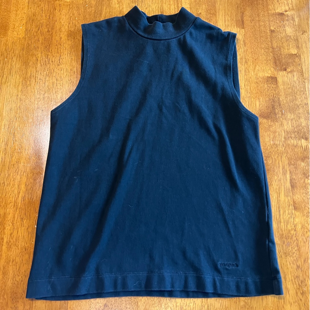 Patagonia Black Mockneck Tank